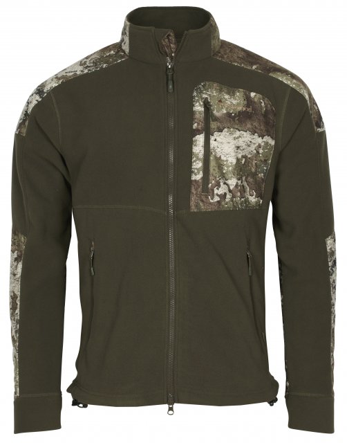 Pinewood Mens Smaland Hunters Camo Fleece Jacket